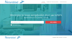 Desktop Screenshot of notarisblad.be