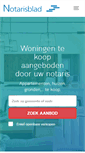 Mobile Screenshot of notarisblad.be